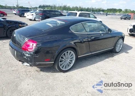 2010 Bentley Continental Gt Speed из США, поврежденный, VIN SCBCP7ZA3AC062508